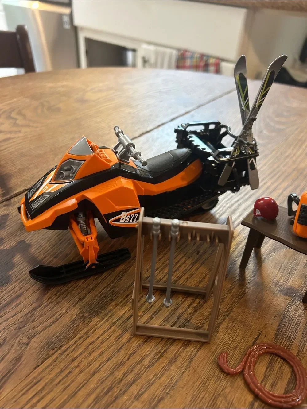 BRUDER 63102 Mountain 🏔️ Hut 🛖 Snowmobile Playset 🆒 Accessories in box 📦